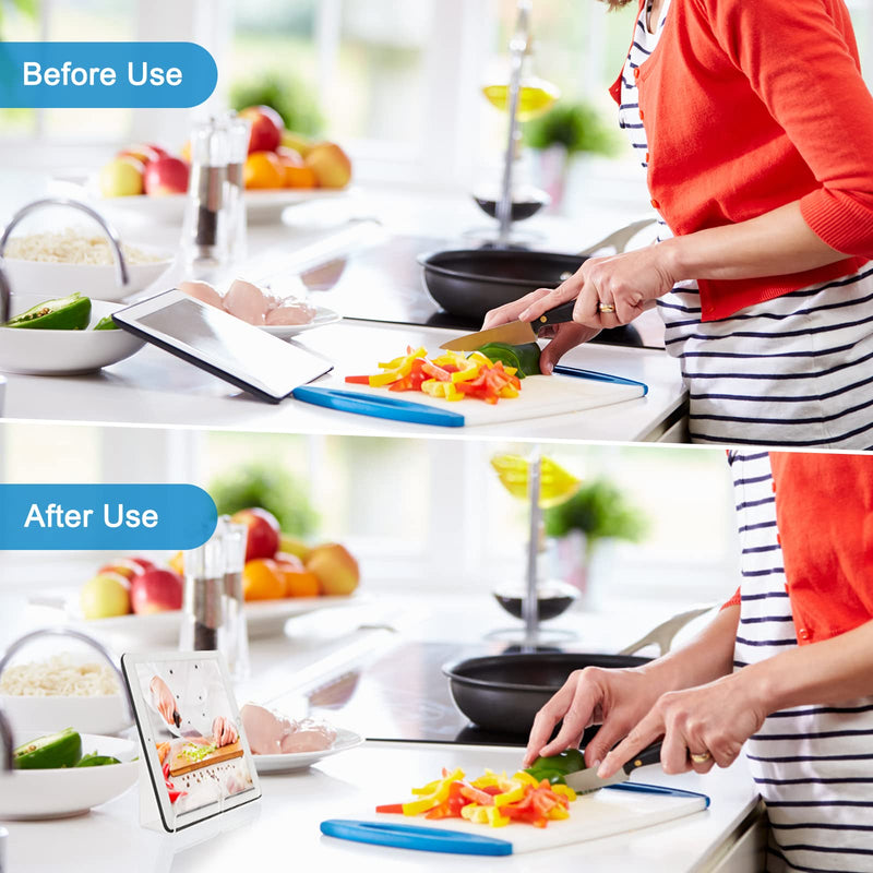 2-Pack Tablet Stand and Holder, Compatible with iPad, iPad Pro, Mini, Smartphones, and E-Readers