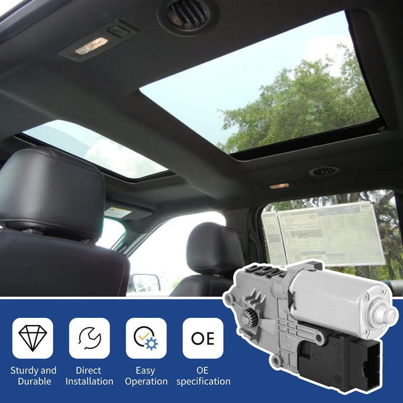 BB5Z15790A, Sunroof Motor Compatible with Ford Explorer Sport Utility 2011-2017, Moonroof Motor Replaces BB53-15B689-AB BB5Z15790D, Premium Durability, Effortless Installation