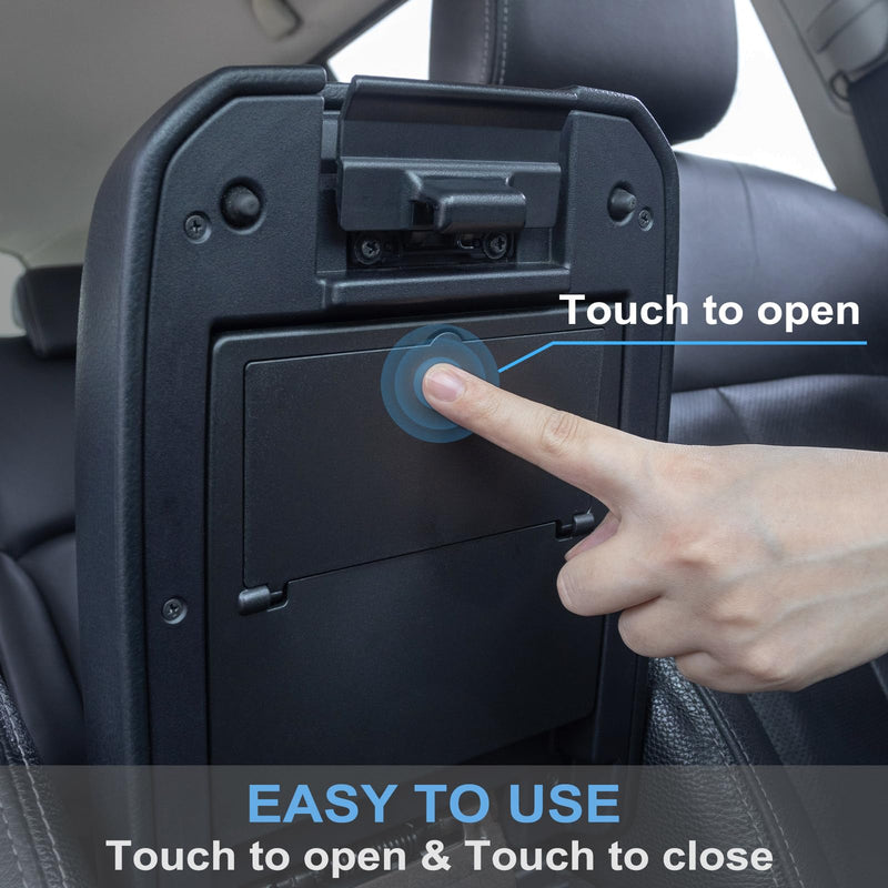 JKCOVER Center Console Hidden Box Organizer Compatible with 2016-2021 2022 2023 Toyota Tacoma Accessories Armrest Hidden Storage Box Secret Compartment Press to Open and Close (Patent Design) for 2016-2023 Tacoma