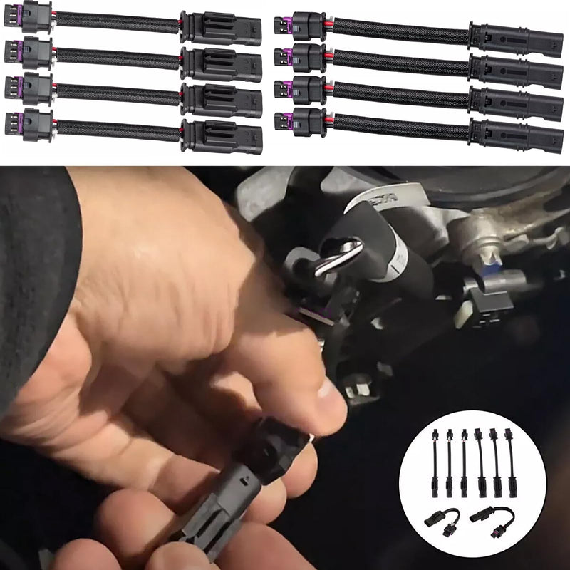 8pcs 3PIN & 2PIN Compatible with Mercedes Benz 4.7L 2011-2020 Camshaft Position Sensor Harness Connector Extension for M278 Engine A2761560790 A2769051000