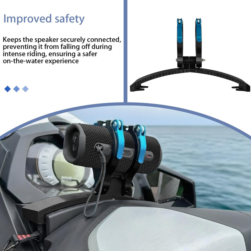Compatible with JBL Speakers&Sea-Doo GTI(2011-2019) Bluetooth Speaker Mount | Solid Locking Design for High Speed, for Seadoo Accessories