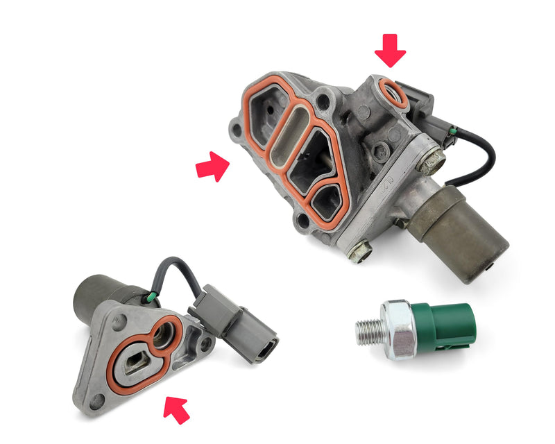 VTEC Solenoid Gasket Compatible with Honda-Acura Integra Civic Prelude D15 D16z6 B16 B18 H22 - Replacement for The Spool Valve Assembly