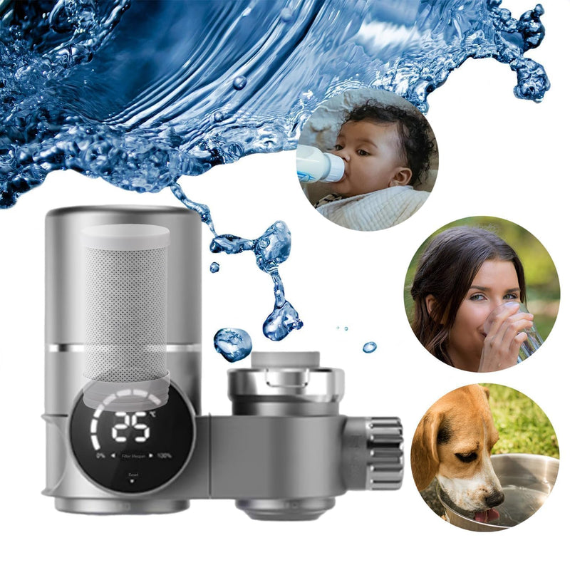 2 Pack Faucet Mount Water Filter Replacement for VICTEUT®, AQUSOFT®, BLINGARTY®, HOMELODY®, KZU®，Reduces Lead, Chlorine, Heavy Metals, Filters 70 Contaminants, Purifies 780 Gallons of Water 2 Pack