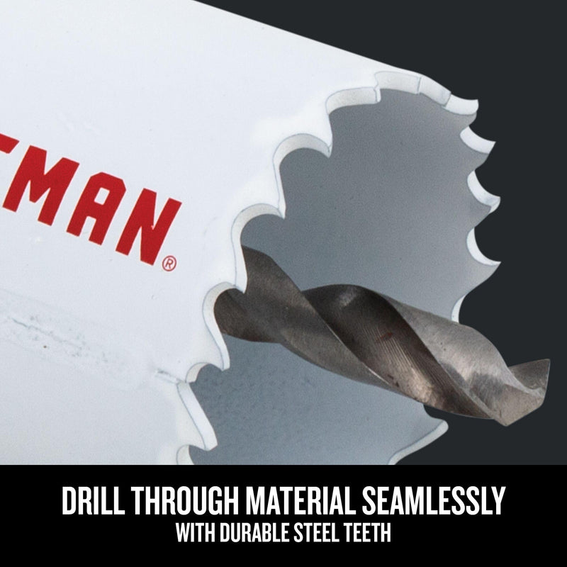 CRAFTSMAN Bi-Metal Hole Saw with Arbor (CMAH12A) (Pack of 2) STANDARD (Pack of 2) 2 IN