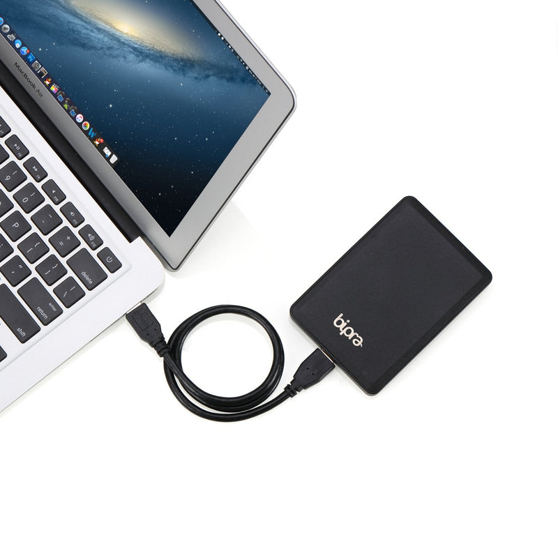 S3 2.5 inch USB 3.0 NTFS Portable External Hard Drive - Black (1TB 1000GB) 1TB 1000GB