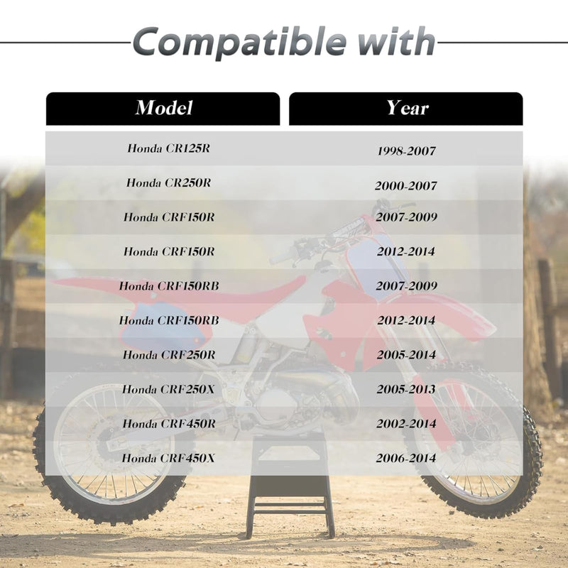 Brake Pedal Return Spring Compatible with Honda CR125R, CR250R, CRF150R, CRF250R, CRF150RB, CRF250X, CRF450R, CRF450X 1998-2007 Replace#: 46511-KZ4-J00, 46511KZ4J00