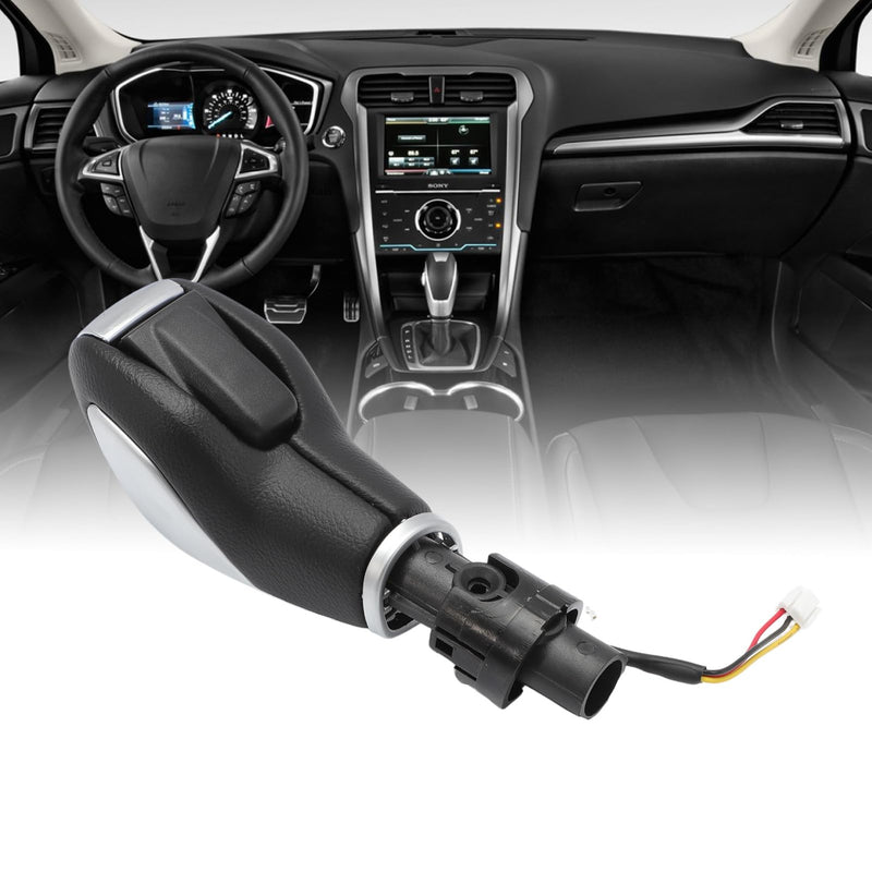 Automatic Gear Shift Knob Handle with Button Fits for Fusion Escape 2013-2016 Transit 15-20 Gear Shifter Lever Selector Matte Replaces DG9Z-7213-EA