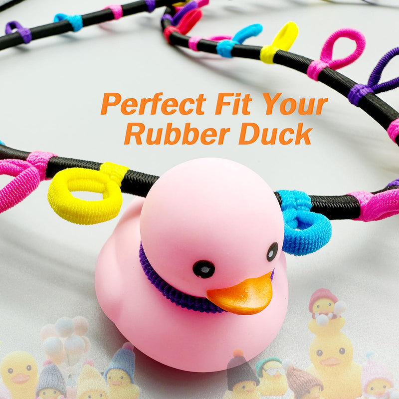 Rubber Duck Holder for Jeep Owners, Duck Display Rope Paracord Strap for Jeep Wrangler YJ TJ JK JL JT, Jeep Ducking Interior Accessory (Rubber Ducks Not Included)