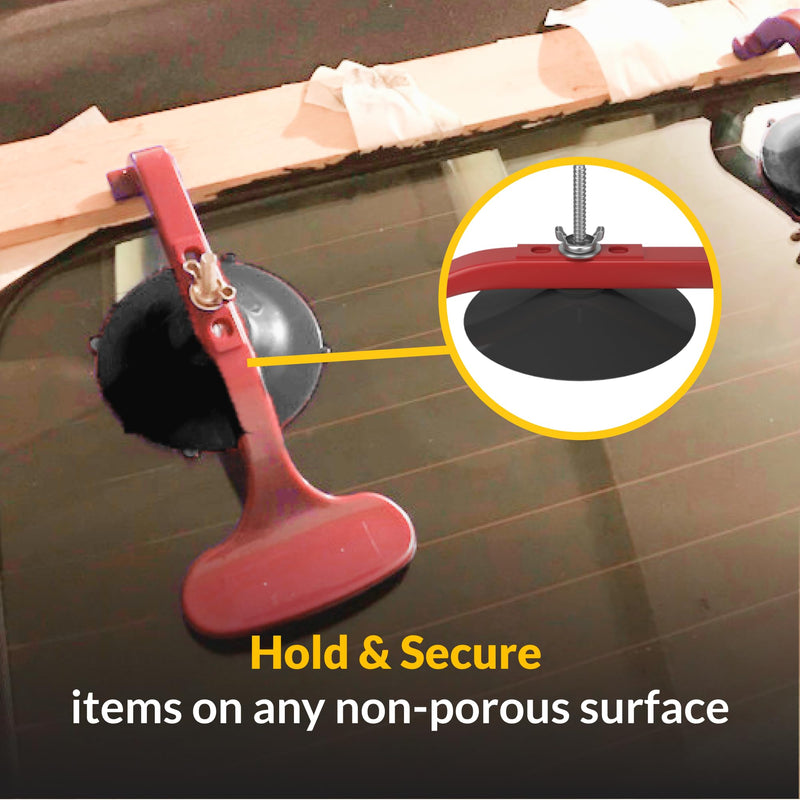 Brixwell SNC6 Suction Cup Clamp Set 6 Pack Glass Clamp for Convertible Top Body and Windshield Repair Suck-N-Clamp