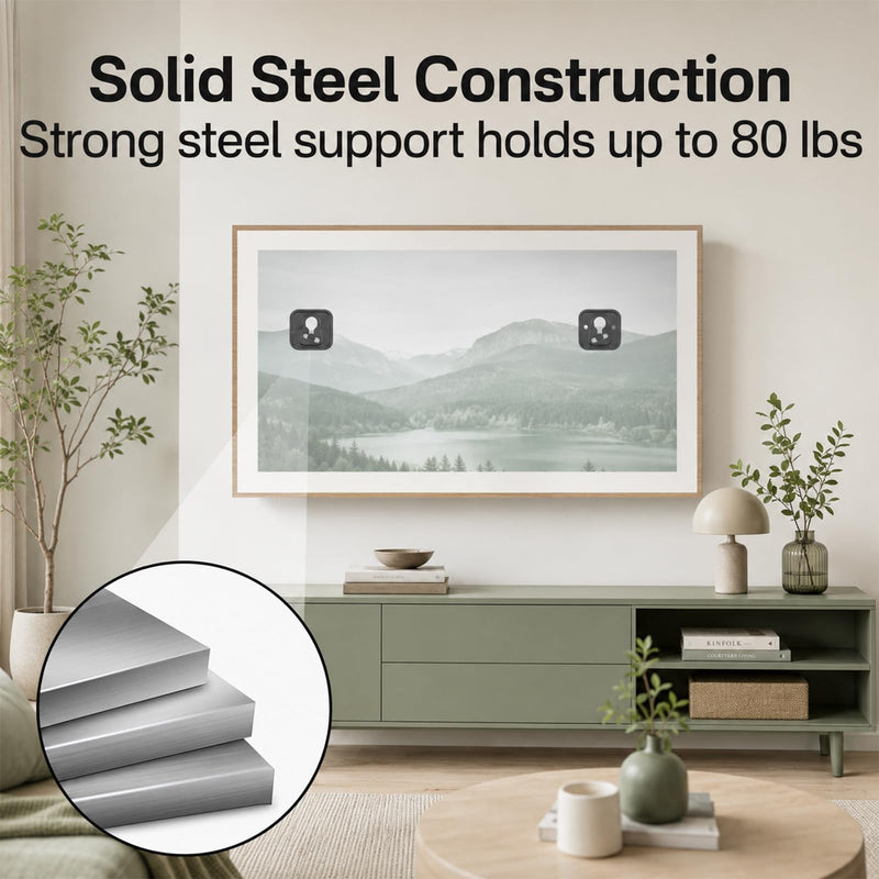 Frame TV Wall Mount for Samsung BN61-17233A BN61-17234A, Compatible with Samsung 32" 43" TV, for 2019-2025 LS03AA LS03BA LS03CA LS03TA Series TV, with Holder