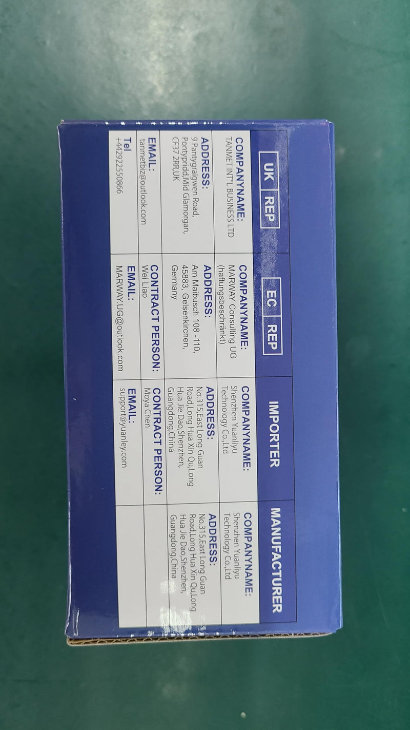 6 Port 2.5G Unmanaged Ethernet Switch, 4 x 2.5G Base-T Ports, 2 x 10G SFP, Compatible with 100/1000/2500Mbps, VLAN, Fanless, Desktop/Wall Mount YuanLey 2.5Gbe Network Switch for Wireless AP, NAS, PC 6 Port | 4x2.5G +2x10G SFP
