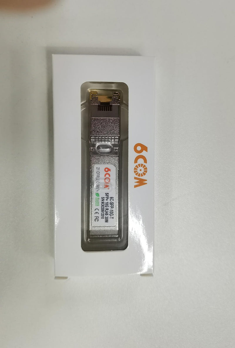 1.25G/2.5G/5G/10GBase-T SFP+ Transceiver, 10G SFP+ to RJ45 Copper Module, CAT.6a/7, up to 30 Meters, for Cisco SFP-10G-T-S, Ubiquiti uacc-cm-rj45-mg, D-Link, Supermicro, MikroTik S+RJ10 and More 10GBase-T: 30m