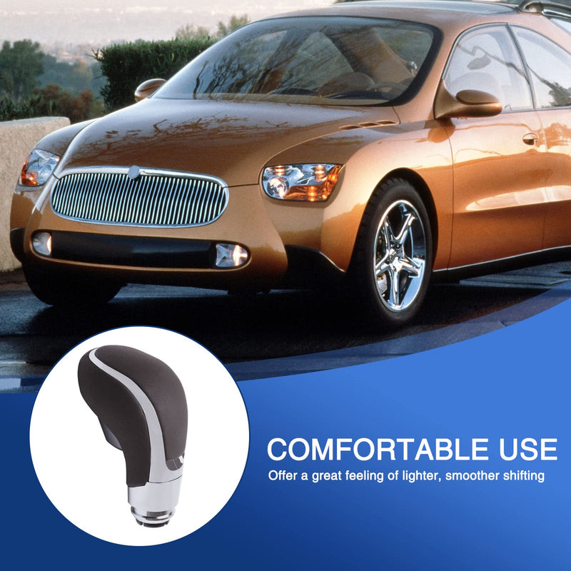 Gear Shifter Knob Compatible with Buick Verano 2012-2017 Car Gear Shifter Replacement -Brown Brown