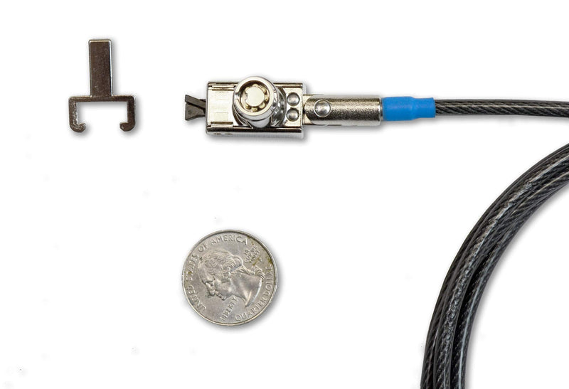TZ04T Compact Wedge Lock with Barrel Key for Dell Latitude Laptops
