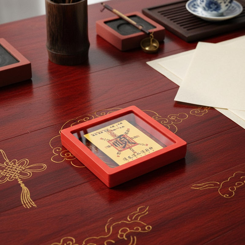 Fortune Amulet Card -2 Pieces Luck Enhancement Amulet Set, Chinese Feng Shui Charm Décor for Turning the Tide of Fortune and Smooth Sailing, Phone Sticker