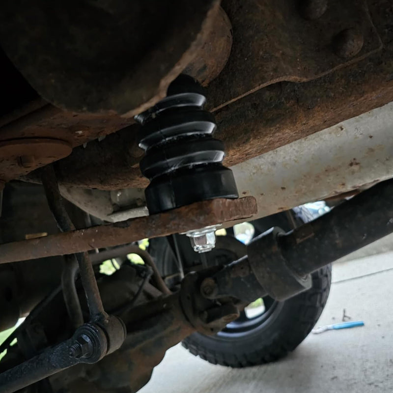 Rear Leaf Spring Bumpers, Rear Bump Stops Fit for Ford 2005-2016 F250, 2005-2019 F350, 2000-2005 Excursion (1Pair)