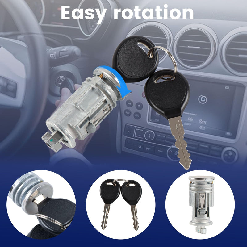 Ignition Switch Lock Cylinder Compatible with 2001-2010 Chrysler Durango Dakota Ram 1500 2500 3500 Pickup Truck Van Replace OE# 924-709