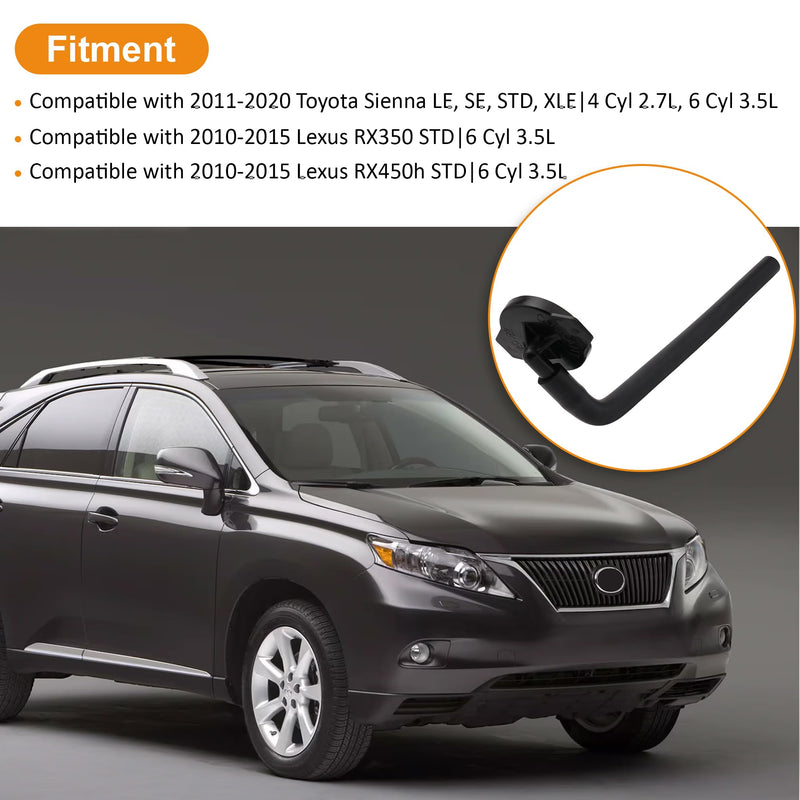 Coolant Reservoir Cap 16405-31070/16405-0P040 Compatible with Toyota Sienna 2011-2020,2010-2015 Lexus RX350,RX450h