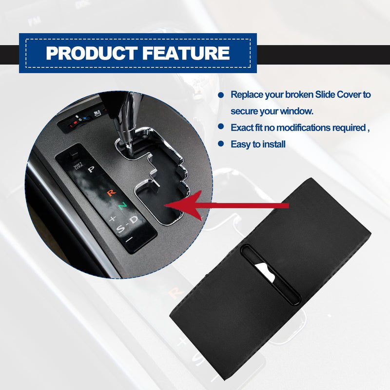 35975-53020 Shift Slider Center Console Slide Cover Compatible with IS250 IS350 2005-2013 Replace Gear Shift Position Slide Cover