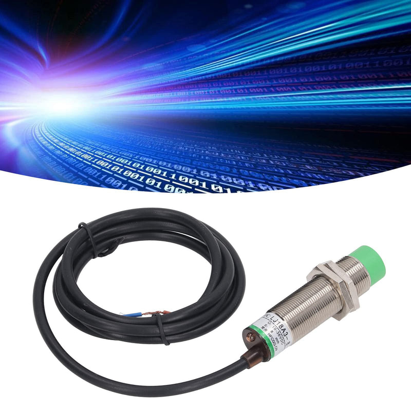 Inductive Proximity Sensor, 10-36VDC, 2 Wire Normally Open, 8mm Detection, IP65, 5 Pack