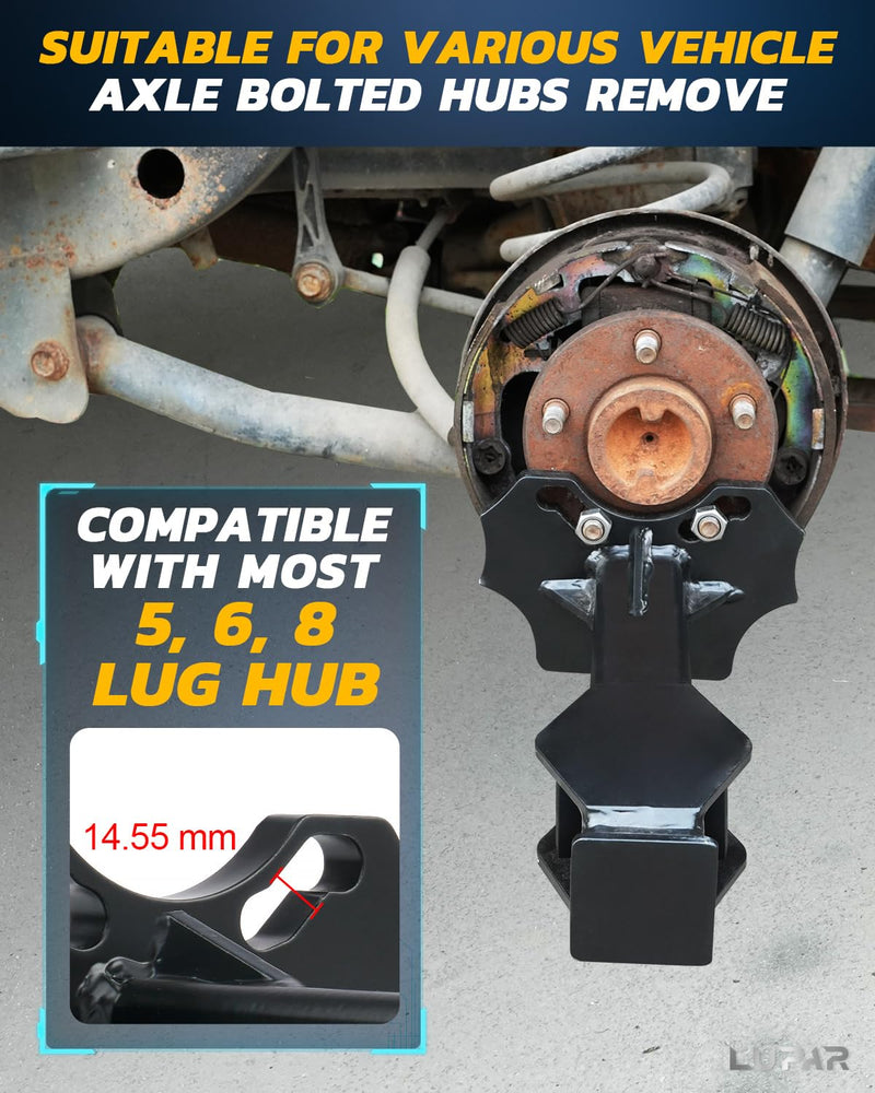 Wheel Bearing Hub Removal Tools Kit Compatible with All Axle Bolt Hubs 5, 6, 8 Lug Hubs Buster Puller