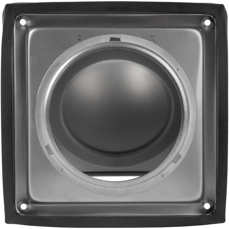  [AUSTRALIA] - Vent Systems 4 Inch Stainless Steel Dryer Vent Cover - Wall Vent Mounted Vent Hood with Backdraft Damper - Exhaust Air Ventilation Guard - HVAC Ducting Grille - Bathroom, Kitchen, Attic, Garage Rain Hood