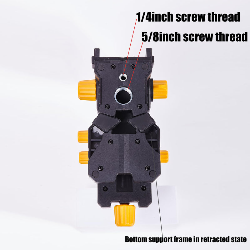 laser level accessory kit 360 ° base, upgraded base stability bracket, with 5/8-inch threaded interface, multifunctional magnetic rotating base with tilt angle adjustment and adjustable clamp