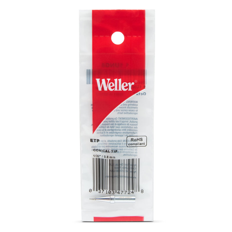 Weller Genuine 5 Piece Tip Set for WE1010NA | ETSET-5 Various Screwdriver and Conical