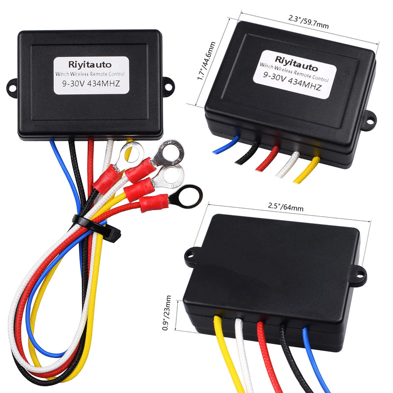 Wireless Winch Remote Control Kit for Car Truck Jeep ATV SUV 12V Handset Switch Recovery Wireless Waterproof Wireless Remote for Winch