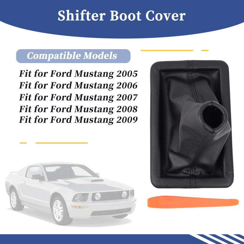  [AUSTRALIA] - Shift Boot 8R3Z-7277-AA Shifter Boot Cover Fit for Ford Mustang 2005 2006 2007 2008 2009 Manual Transmission Gear Change Lever