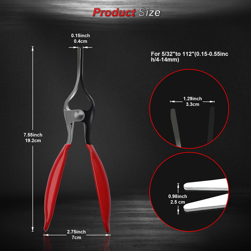 Automotive Hose Remover Pliers – Effortlessly Disconnect and Remove Vacuum Lines and Tube Hoses – Essential Mechanic Tools with Hose Clamp Pliers – Easy and Efficient Repairs