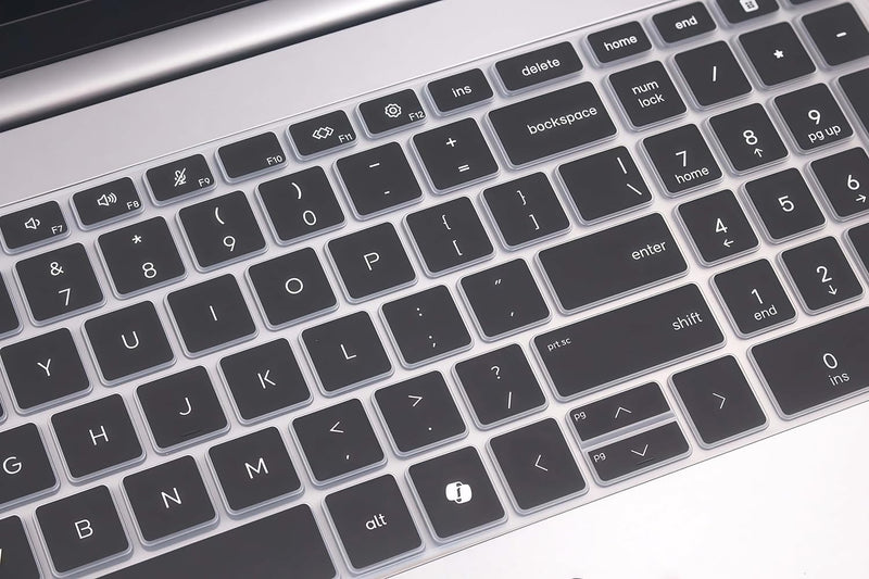 Keyboard Skin Compatible for 2026 HP OmniBook 5 Laptop 16-cf 16-ch 16-bp 16-bm Series 16" & OmniBook 3 16-bw/by/bu 17-dm/dn Series (Not for 16t-ba100 16z-ag100/bc100 16-af/ag/fb 16-bc/bf/ba) Black Compatible for OmniBook 5 16-cf