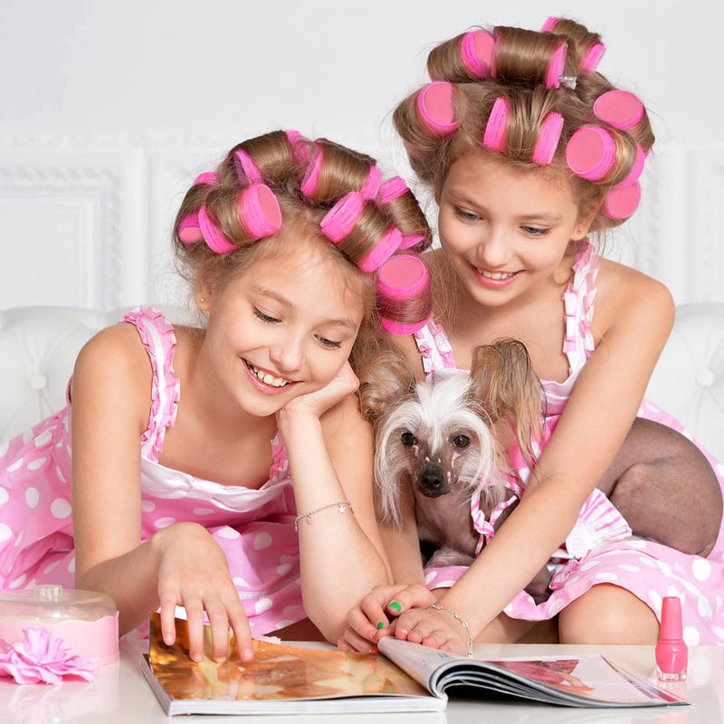 Uonlytech 8pcs Hair Sponge Curlers Hair Rollers Set Self Grip Foam Hair Rollers for Women and Girls Picture 2