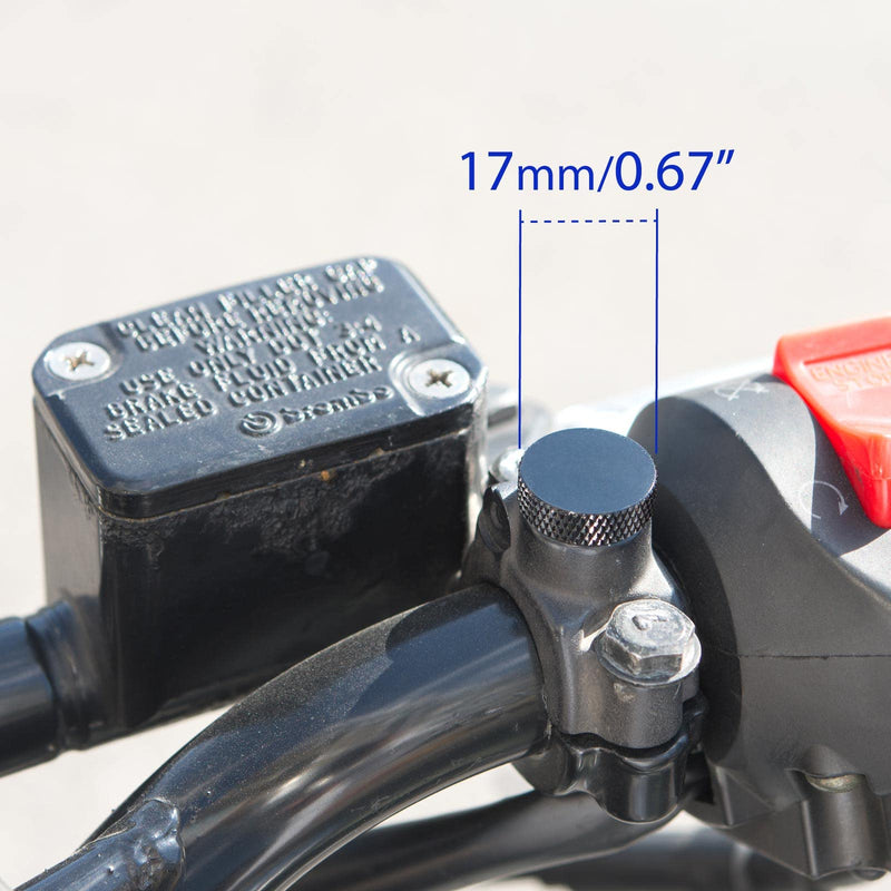 KiWAV Mirror Hole Plugs Block-offs Cover Caps Bolts Screws 10mm M10 x 1.5 Pitch Black Aluminum CNC Compatible for BMW Motorcycles Pack of 2 Pieces 10mm 1.5 pitch compatible for BMW