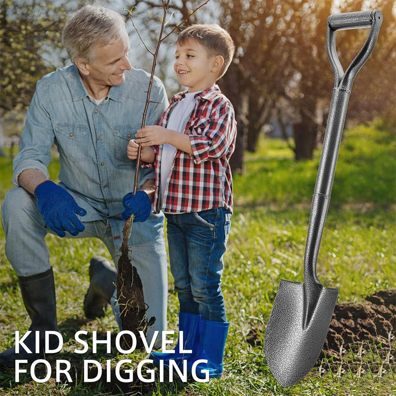 All Metal Shovels for Digging Gardening - 30in Small Shovel Spade with Short D Handle and Steel Blade - Perfect for Camping Planting Overlanding Cold Steel 2