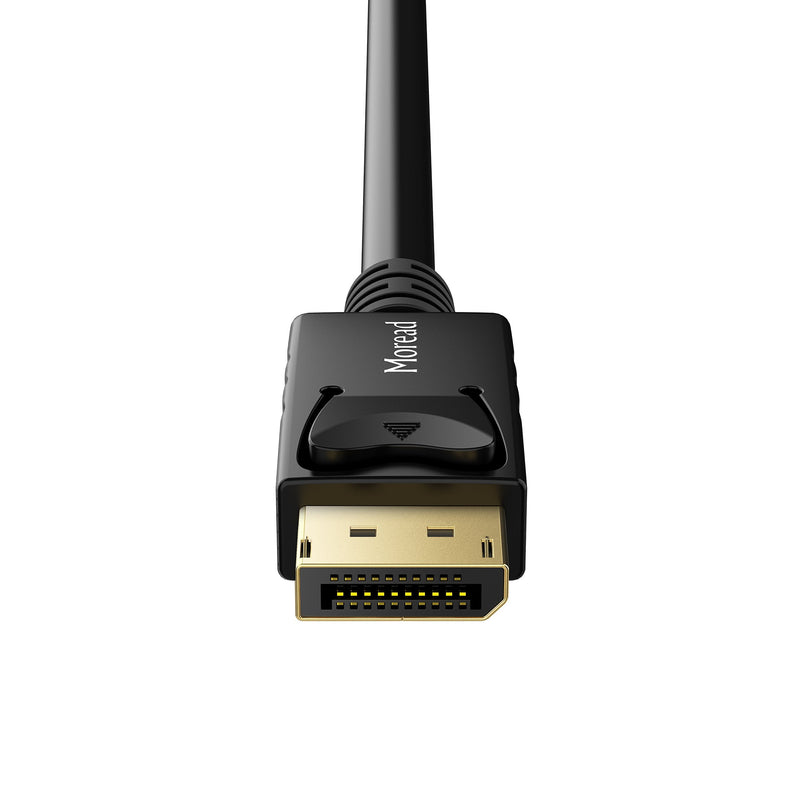 Moread DisplayPort 1.4 Cable, 6FT, 5-Pack, 8K@60Hz, 4K@240Hz, 32.4Gbps | Office & Workstation Ready, NVIDIA RTX & AMD Radeon Compatible, Professional Display Support 6 feet