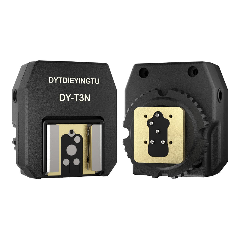DY-T3N for Nikon Camera Flash Hot Shoe Adapter Mount Top-Mounted Expansion Accessory: Multi-Flash synchronous Shooting with Cable Converter A Set with 3 Wires (DY-T3N N03) DY-T3N N03