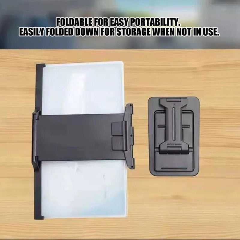 Phone Screen Magnifier | HD Smartphone Amplifier - Adjustable Phone Magnifying Screen with Foldable Stand,for Women Men Kids Video TV Game Video Viewing