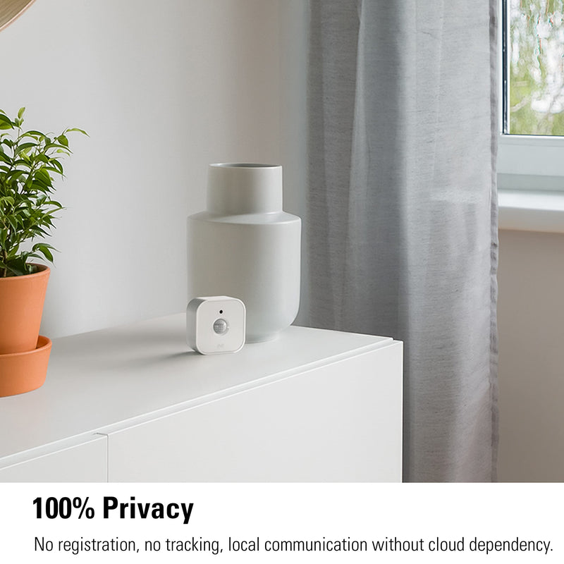 Eve Motion (Matter) - Smart motion sensor with light sensor, IPX3 water resistance, automatic activation of lights and devices, Thread
