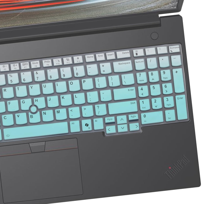 Keyboard Cover for 2026 2025 Lenovo ThinkPad T16 Gen 4/Gen 3 16", ThinkPad E16 P16s Gen 3 16", ThinkPad L16 Gen 2/Gen 1 16" US Protective Keyboard-MGreen MGreen
