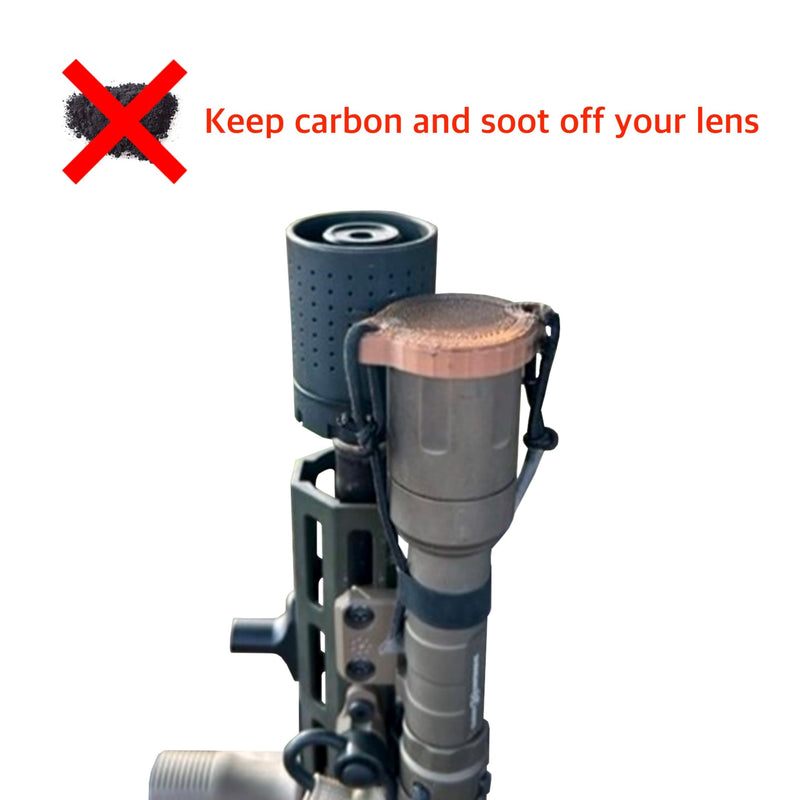 Light/Lens Cover for Weapon Mounted Flashlights (Pro Tac HLX/HLX Pro, Black - Quick Flip) Pro Tac HLX/HLX Pro