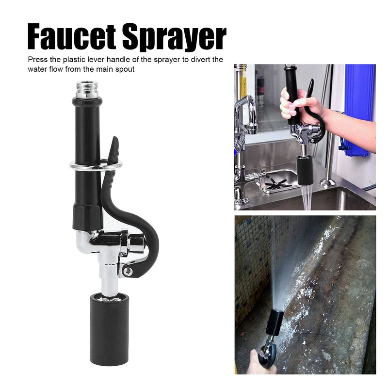 Kitchen Sink Faucet, Pre Rinse Spray Valve High Pressure Dish Sprayer Nozzle High Pressure Rinse Sprayer for Hotels for Restaurants, default