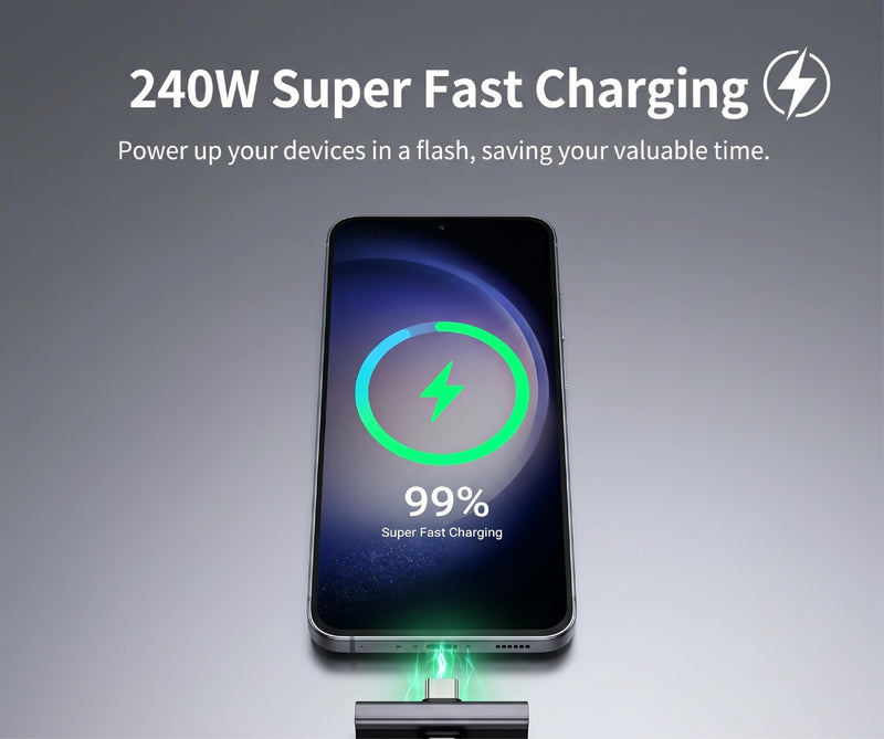 Lightning to USB-C Charge Sync Adapter, High Universality Converter C C Compatible with Android