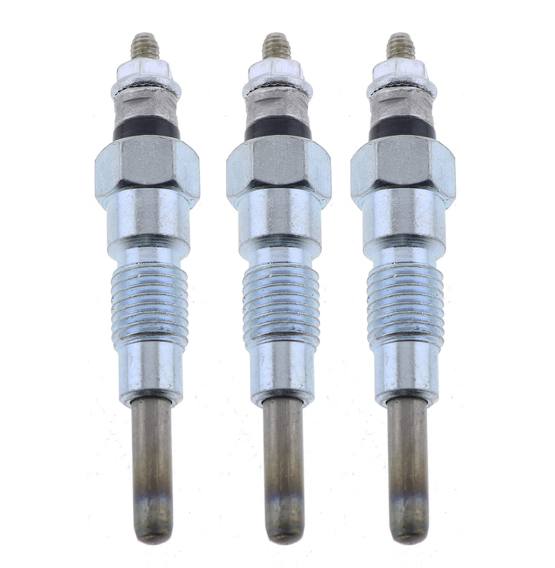 JEENDA 3PCS Glow Plugs M87919 AT110814 for John Deere 330 332 375 430 455 655 755 855 F915 F925 F935 X495 X595 1435 2030 2500 2210 4010 4110 670 770 Yanmar 3TN66C 3TN66UJ 3TNA72UJ 3TNA72UJ3 3TNE74