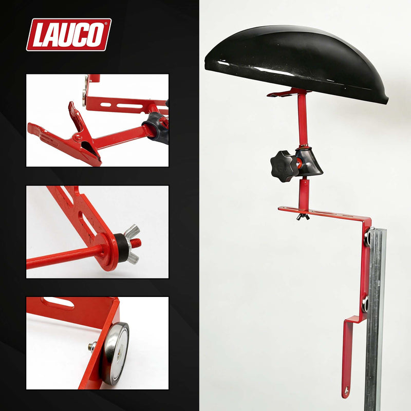 Lauco Paint-N-Stick Side View Mirror Stand Holder With Clamp, Autobody Repair Plier With Holder Set (PPH1673)