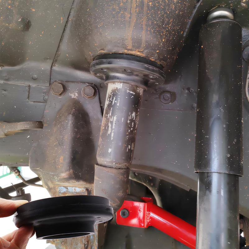 Front Upper Coil Spring Insulators, Coil Spring Isolators Compatible with 1984-2001 Cherokee XJ, 93-98 Grand Cherokee ZJ, 97-06 Wrangler TJ, 86-92 Comanche MJ, 84-90 Wagoneer (Front Upper) Front Upper