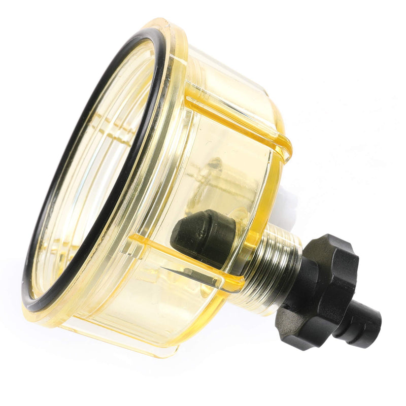 iFJF R12T Nylon Water Collection Bowl of Fuel Filter/Water Separator 120AT NPT ZG1/4-19 Replacement for Diesel Engine S3240 18-7947 R12T Water Bowl
