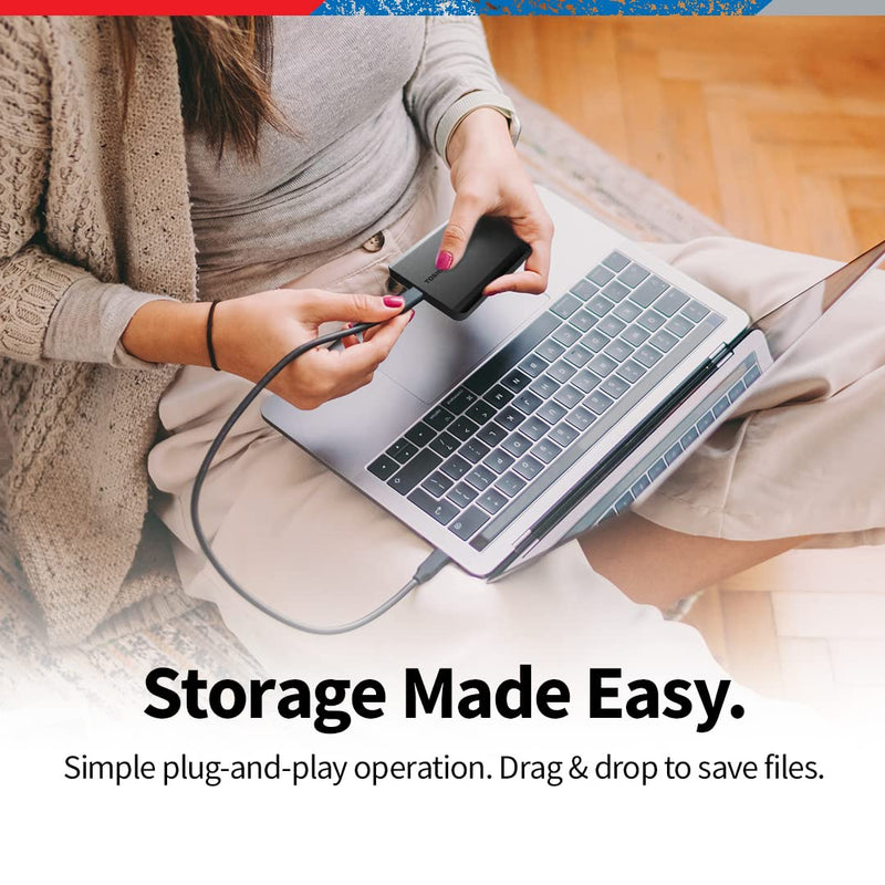 Toshiba Canvio Basics 2TB Portable External Hard Drive USB 3.0, Black - HDTB520XK3AA Contemporary