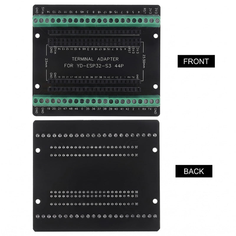 AITRIP 5PCS ESP32 S3 Expansion Board GPIO 1 into 2, Breakout Board 44 Pin Compatible with ESP32 S3 Development Board & N8R8/N16R8 Module
