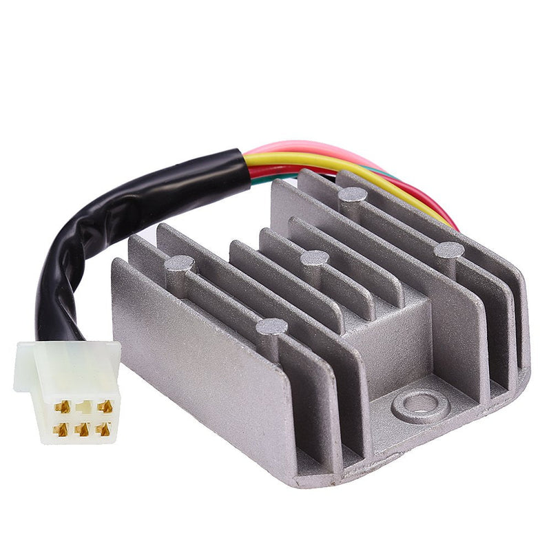 Ignition Coil 6 Pin CDI Voltage Regulator Rectifier Solenoid Relay Kit for 150cc 200cc 250cc Engine Chinese ATV Quad